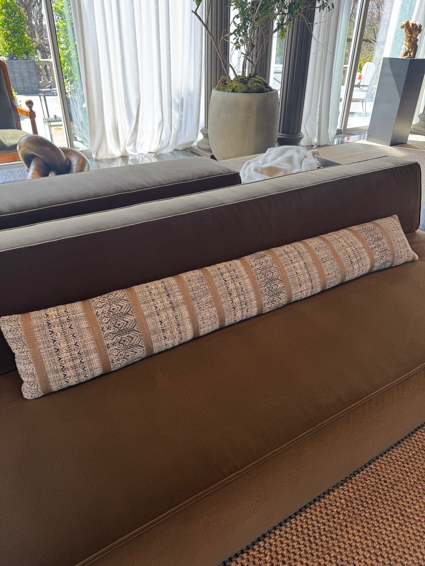 Custom Made Down Filled Extra Long Lumbar Pillows