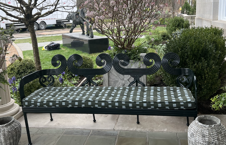 Century Bench with cushion
