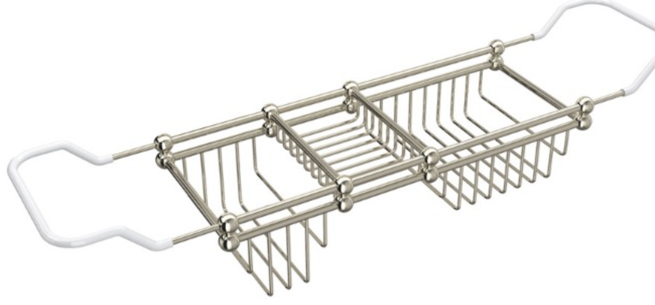 Perrin & Rowe Edwardian Bath Rack in Polished Nickel