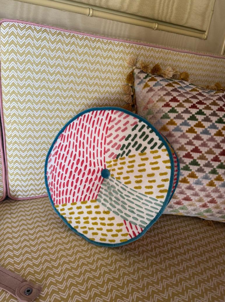 Pair of Round Pillows