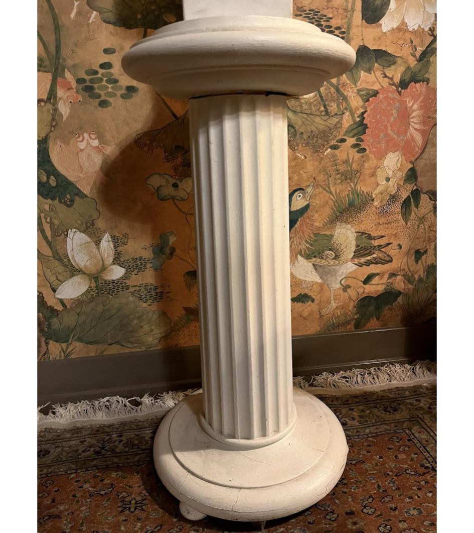 Antique Painted Pedestal
