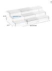 Expanding 3-Tier Organizer Clear
