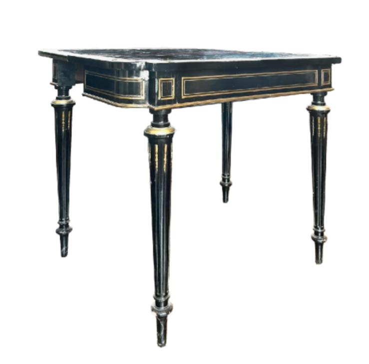 Ebonized Game Table