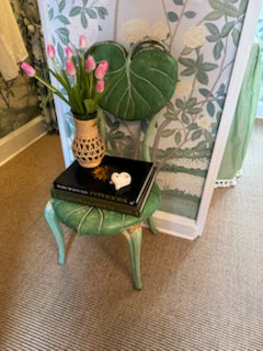 Vintage Hand Painted Leaf Chair
