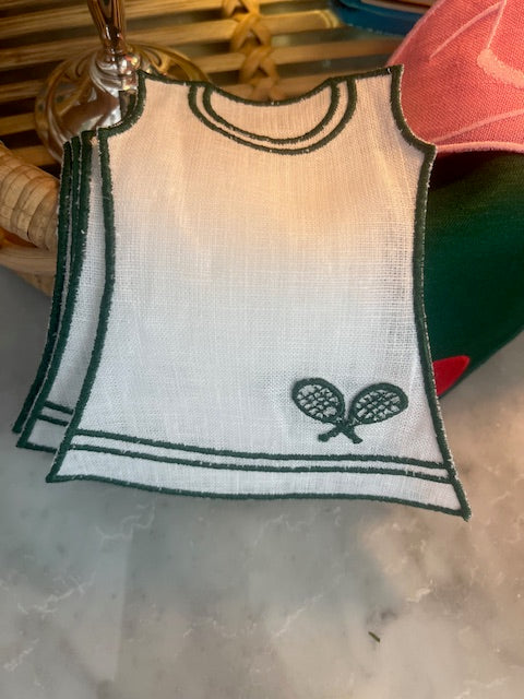 S/4 Tennis Dress Cocktail Naphins
