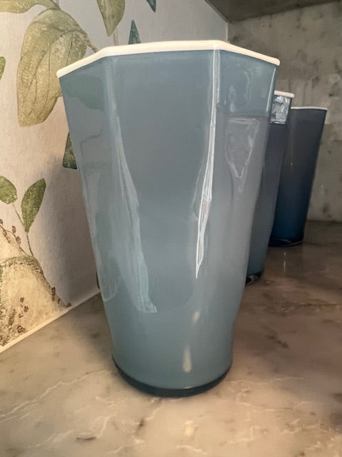 S/6 Blue Tall Glasses