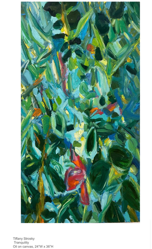 Tiffany Strosky Tranquility Oil on Canvas, 24"Wx36"H