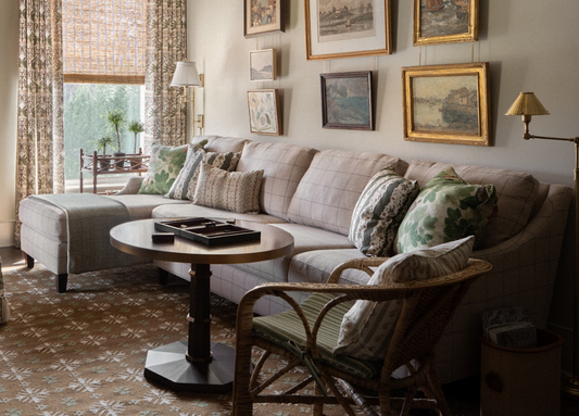Custom Sectional  Sofa with Chaise