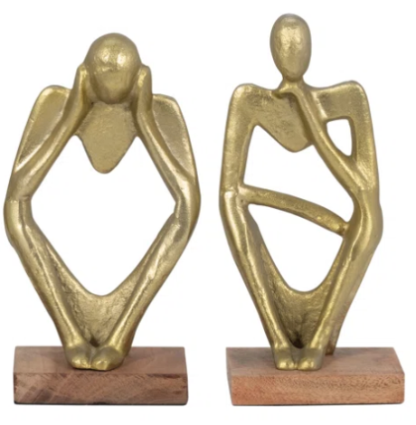 Brass Thinking Men