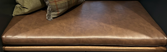 Custom Vinyl Leather Bench Cushion