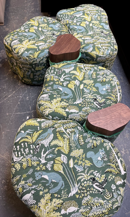 Pebble Ottomans
