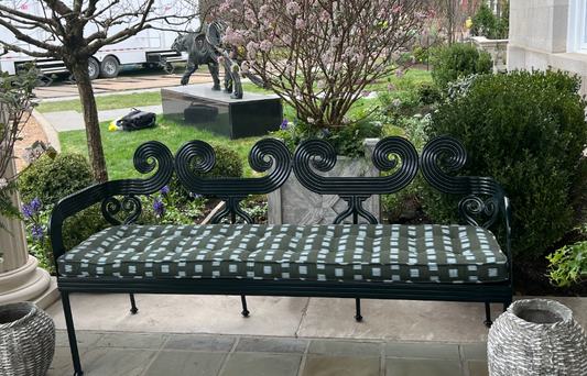 Century Bench with cushion