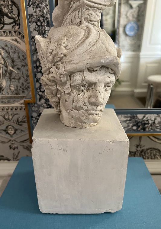 Roman Bust on Plinth