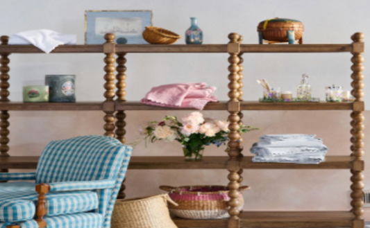 Wooden Spindle Bookshelf