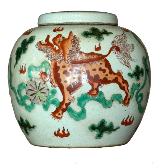 Pair of Lidded Ginger Jars