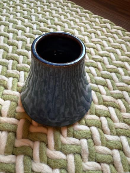 Navy Bedside Vase