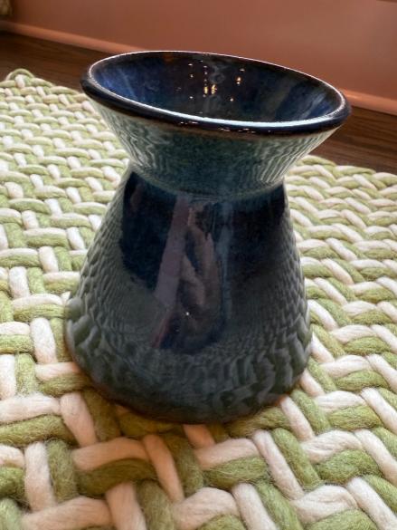 Navy Flower Vase