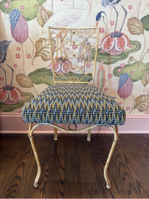 Pair of Vintage René Prou Dining Chairs