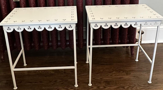 Pair of Metal Side Tables