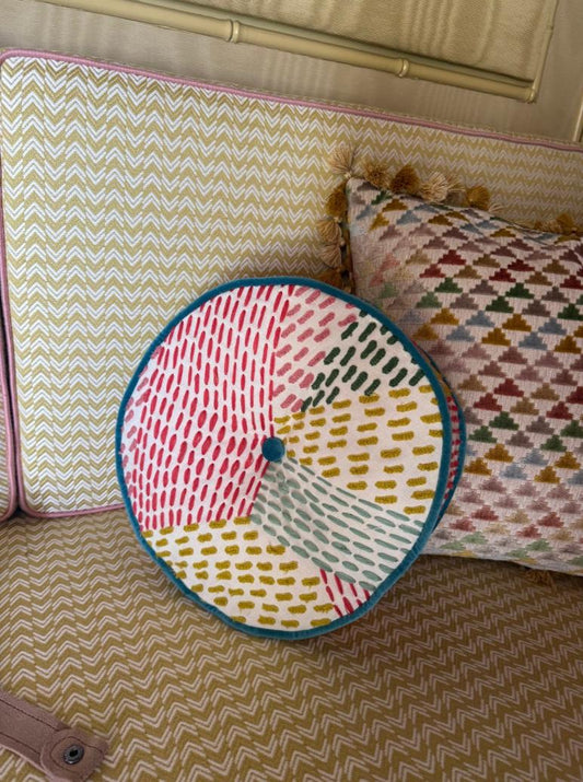 Pair of Round Pillows