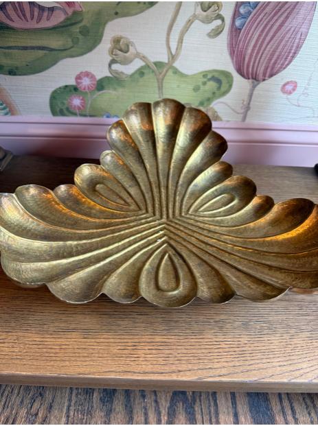 Vintage Guilded Shell Dish