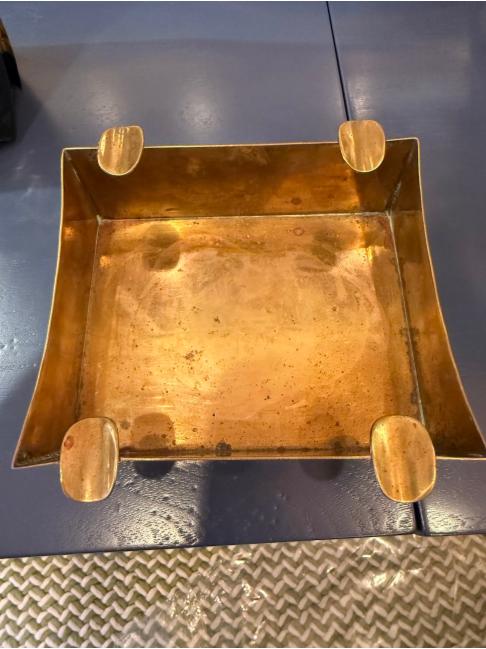 Vintage Brass Catchall Tray