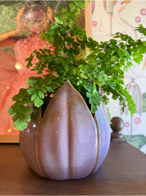 Lilac Petal Ceramic Planter