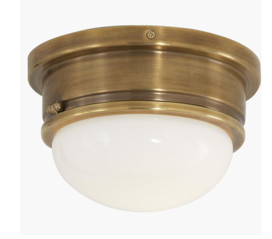 Medium Flush Mount in  Hand-Rubbed Antique Brass
