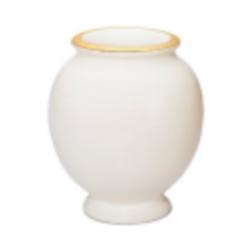 Sienna Small Vase-Cream