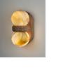 Hennepin Made - Nested 2 Light Sconce - Moss/White Oak