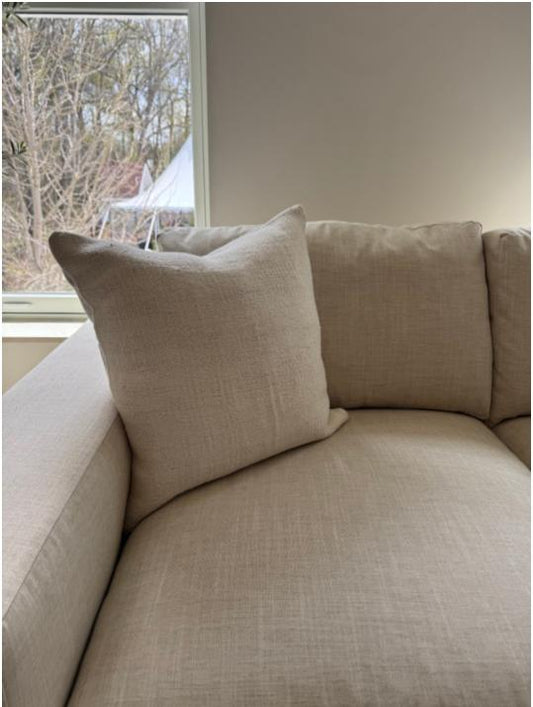 Large Beige Pillow (built-in bench & sofa)