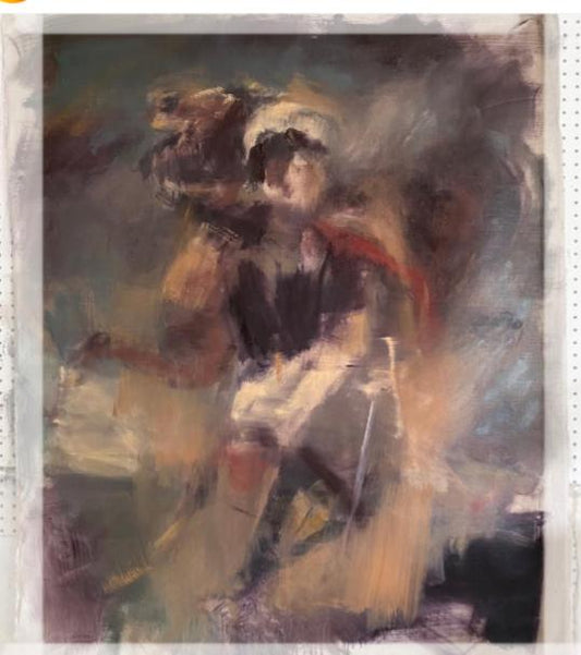 Art "The Wounded Cuirassier"