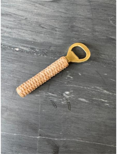 Bamboo Wrapped Bottle Opener (bar)