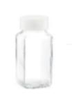 6 oz Glass Skaer w/ Butterfly Lid White
