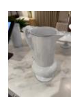 Paris Pitcher w Decorative Handle