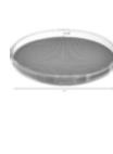 Shallow Turntable w/ Silcone Liner Clear