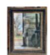 18th Century Italian Black And Gilded Carved Mirror