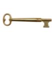 Antique Brass Key