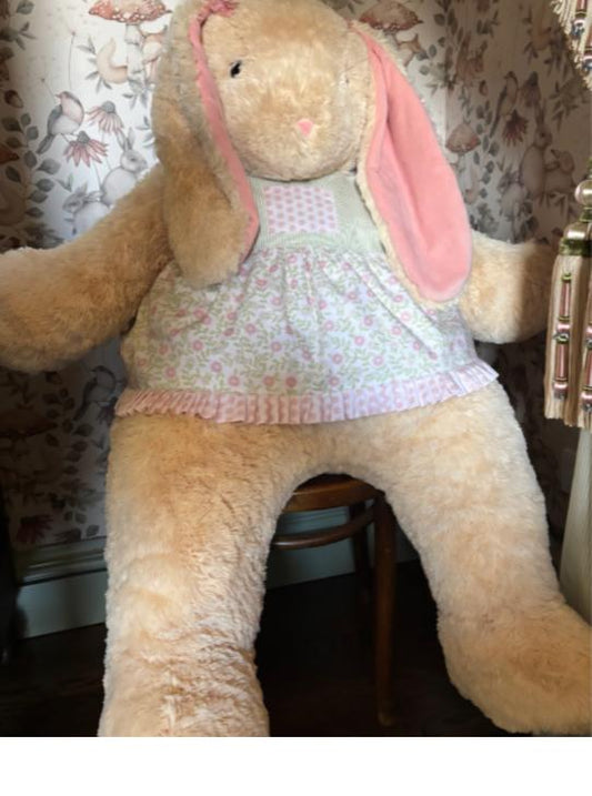 Giant Bunny with handmade apron