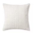Outdoor Pillow White w Tassels