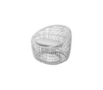 White Caneline Chairs