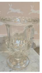 Large Vintage glass urn