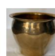 "Small solid brass planter   "
